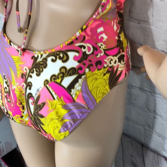 Milly Cabana Acapulco Plunge Maillot Swimsuit - Picture 10 of 16
